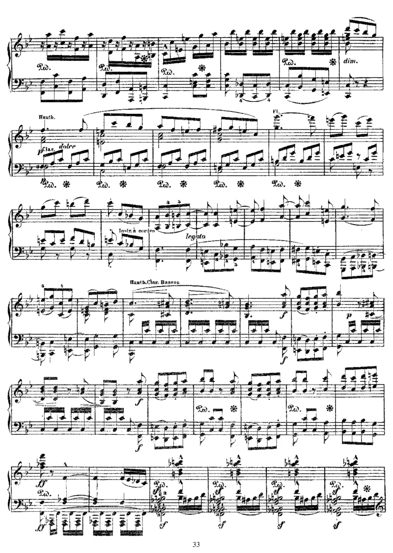 SymphonyNo4inBb(Beethoven)_一万首著名钢琴曲谱哈农贝多芬合集视频教学电子版高清无水印可打印_1古典钢琴知名音乐家谱_李斯特钢琴谱全集_改编贝多芬