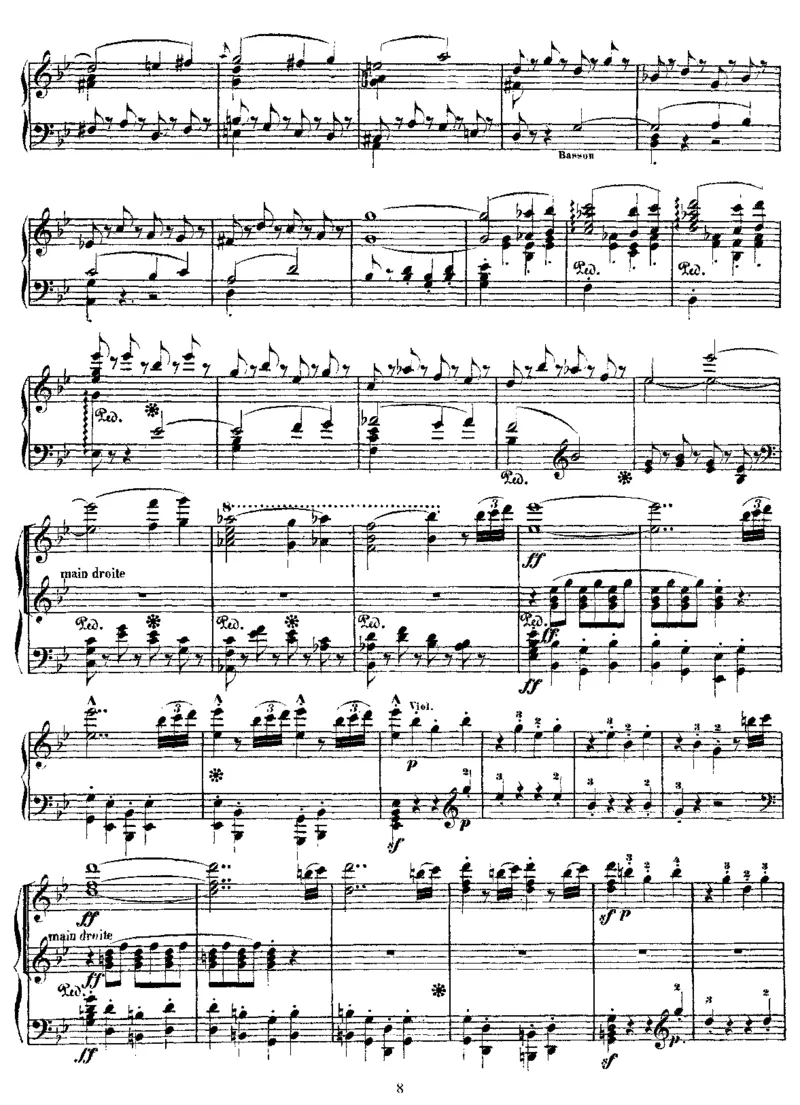 SymphonyNo4inBb(Beethoven)_一万首著名钢琴曲谱哈农贝多芬合集视频教学电子版高清无水印可打印_1古典钢琴知名音乐家谱_李斯特钢琴谱全集_改编贝多芬