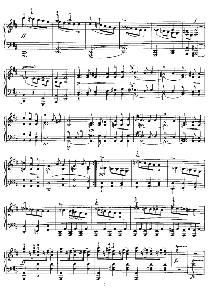 Humoresker,Op6_一万首著名钢琴曲谱哈农贝多芬合集视频教学电子版高清无水印可打印_1古典钢琴知名音乐家谱_格里格钢琴谱全集_其他