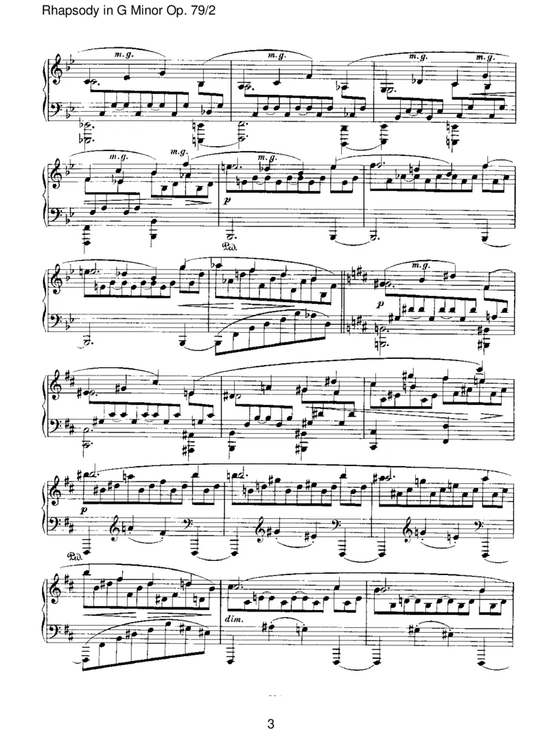 RhapsodyinGMinorOp.79_2_一万首著名钢琴曲谱哈农贝多芬合集视频教学电子版高清无水印可打印_1古典钢琴知名音乐家谱_勃拉姆斯钢琴谱全集_III.ShorterWorks