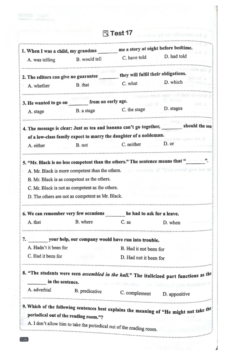 TEM4新题型单项突破-完形填空与语言知识_2025专四专八真题及备考资料_2009-2024专四真题+备考资料_2024专四备考资料合辑（电子书）_24专四完形填空_24英语专业四级完形填空与语言知识