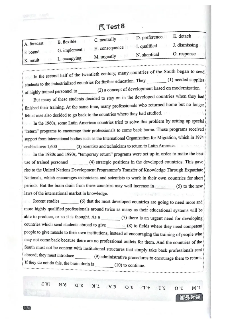 TEM4新题型单项突破-完形填空与语言知识_2025专四专八真题及备考资料_2009-2024专四真题+备考资料_2024专四备考资料合辑（电子书）_24专四完形填空_24英语专业四级完形填空与语言知识