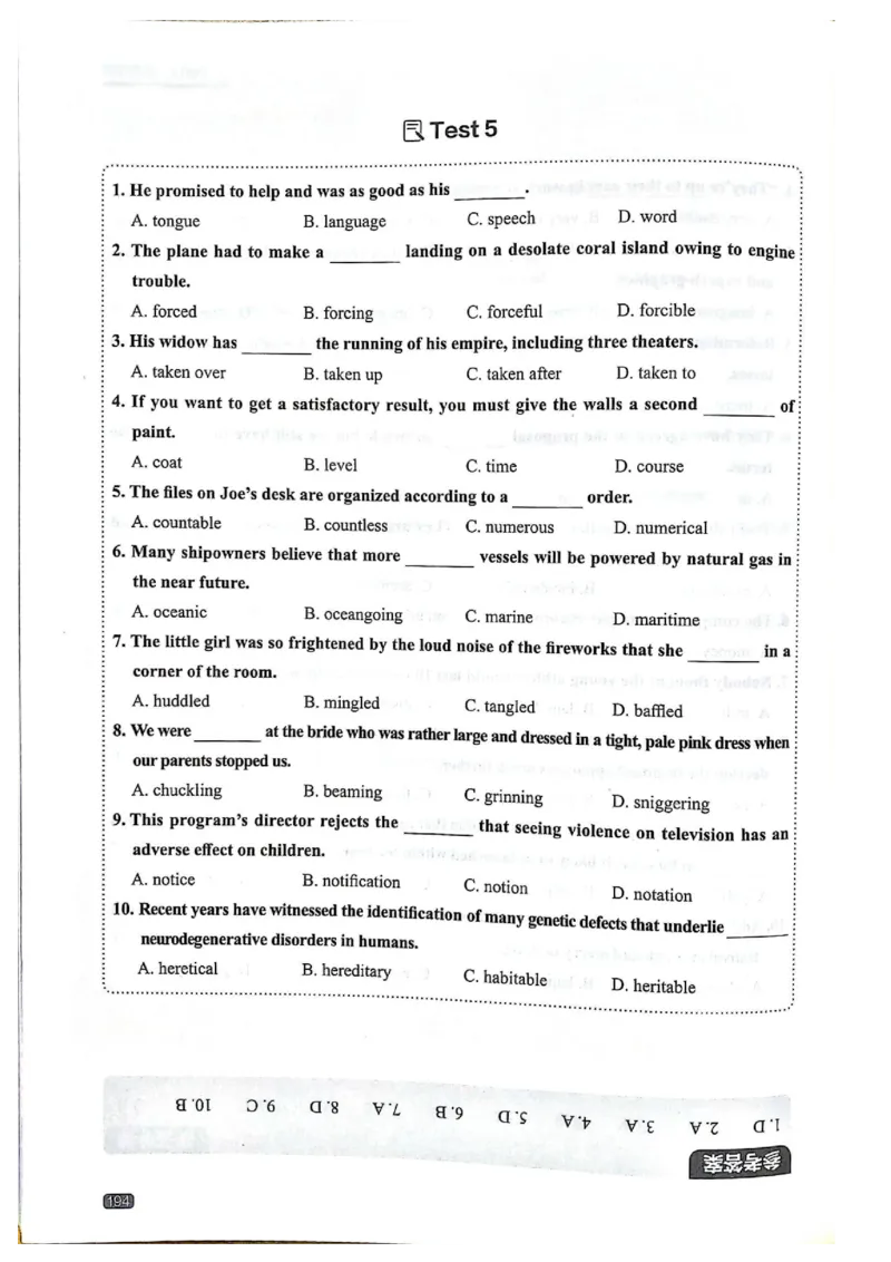 TEM4新题型单项突破-完形填空与语言知识_2025专四专八真题及备考资料_2009-2024专四真题+备考资料_2024专四备考资料合辑（电子书）_24专四完形填空_24英语专业四级完形填空与语言知识