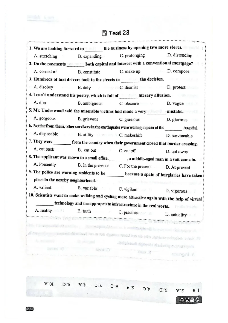 TEM4新题型单项突破-完形填空与语言知识_2025专四专八真题及备考资料_2009-2024专四真题+备考资料_2024专四备考资料合辑（电子书）_24专四完形填空_24英语专业四级完形填空与语言知识