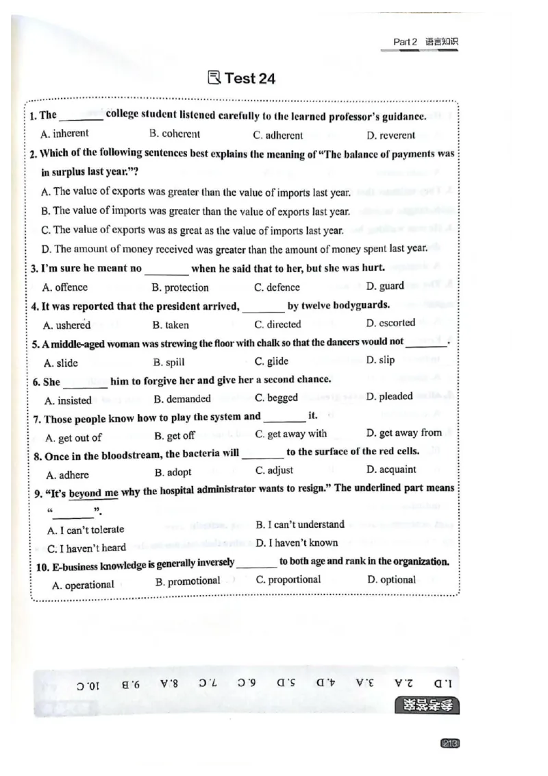 TEM4新题型单项突破-完形填空与语言知识_2025专四专八真题及备考资料_2009-2024专四真题+备考资料_2024专四备考资料合辑（电子书）_24专四完形填空_24英语专业四级完形填空与语言知识