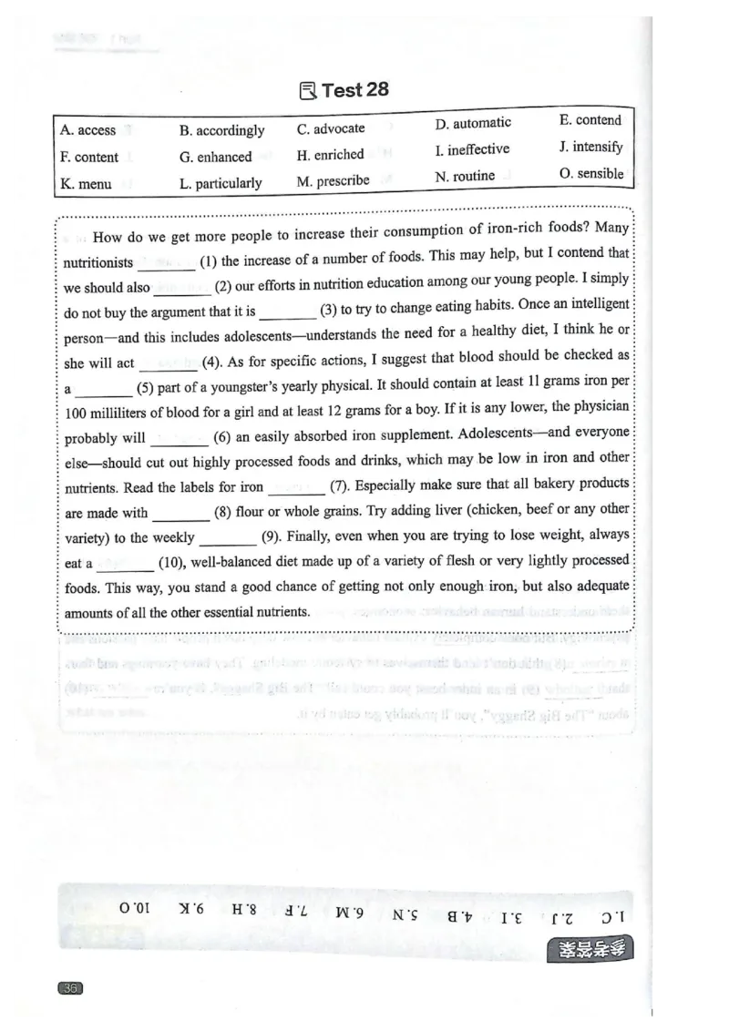TEM4新题型单项突破-完形填空与语言知识_2025专四专八真题及备考资料_2009-2024专四真题+备考资料_2024专四备考资料合辑（电子书）_24专四完形填空_24英语专业四级完形填空与语言知识