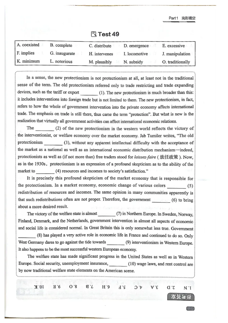 TEM4新题型单项突破-完形填空与语言知识_2025专四专八真题及备考资料_2009-2024专四真题+备考资料_2024专四备考资料合辑（电子书）_24专四完形填空_24英语专业四级完形填空与语言知识