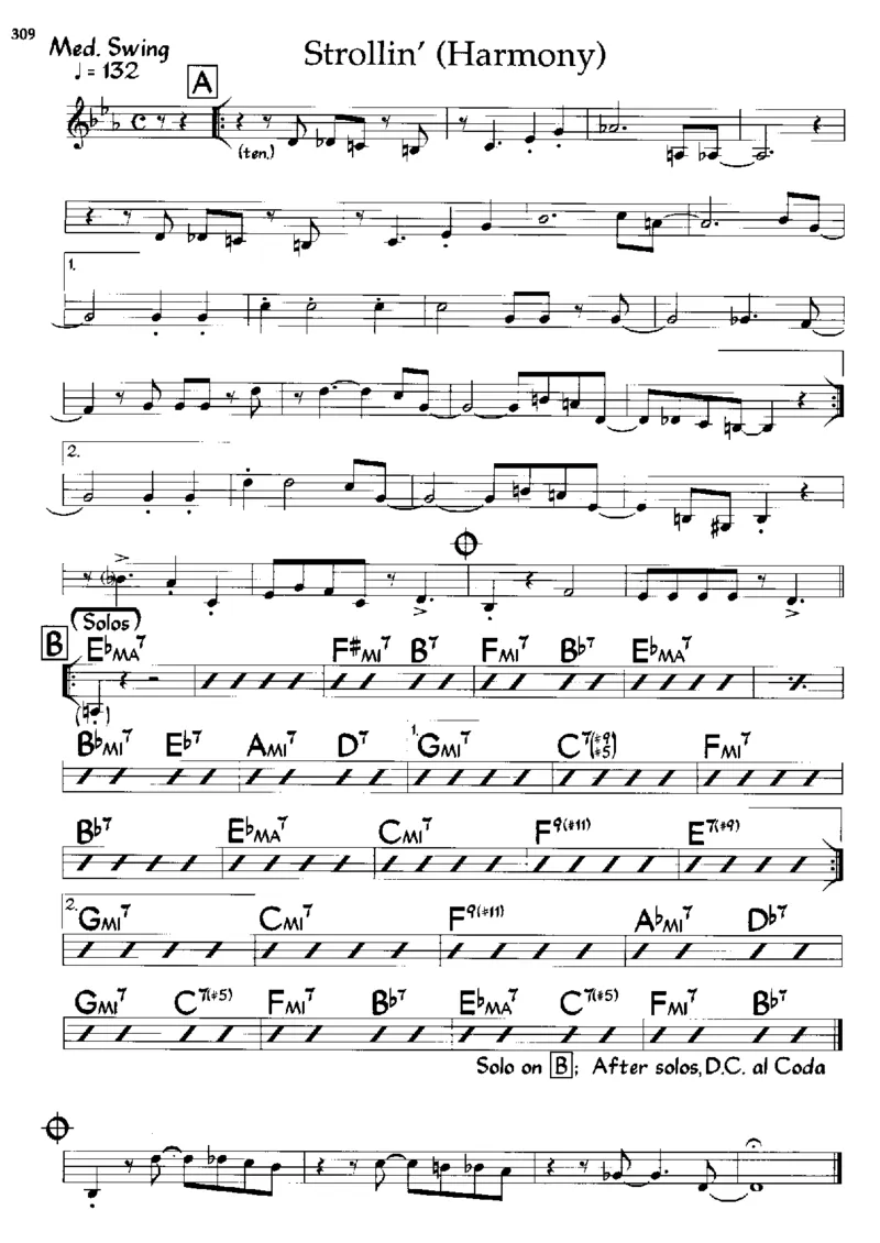 TheNewRealBookVolume-2-Bb_一万首著名钢琴曲谱哈农贝多芬合集视频教学电子版高清无水印可打印_07各风格钢琴谱合集_JazzPiano_原版钢琴教材附音频