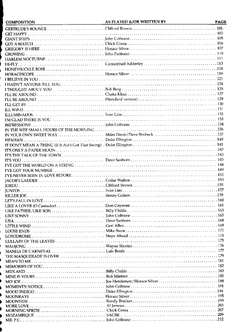 TheNewRealBookVolume-2-Bb_一万首著名钢琴曲谱哈农贝多芬合集视频教学电子版高清无水印可打印_07各风格钢琴谱合集_JazzPiano_原版钢琴教材附音频