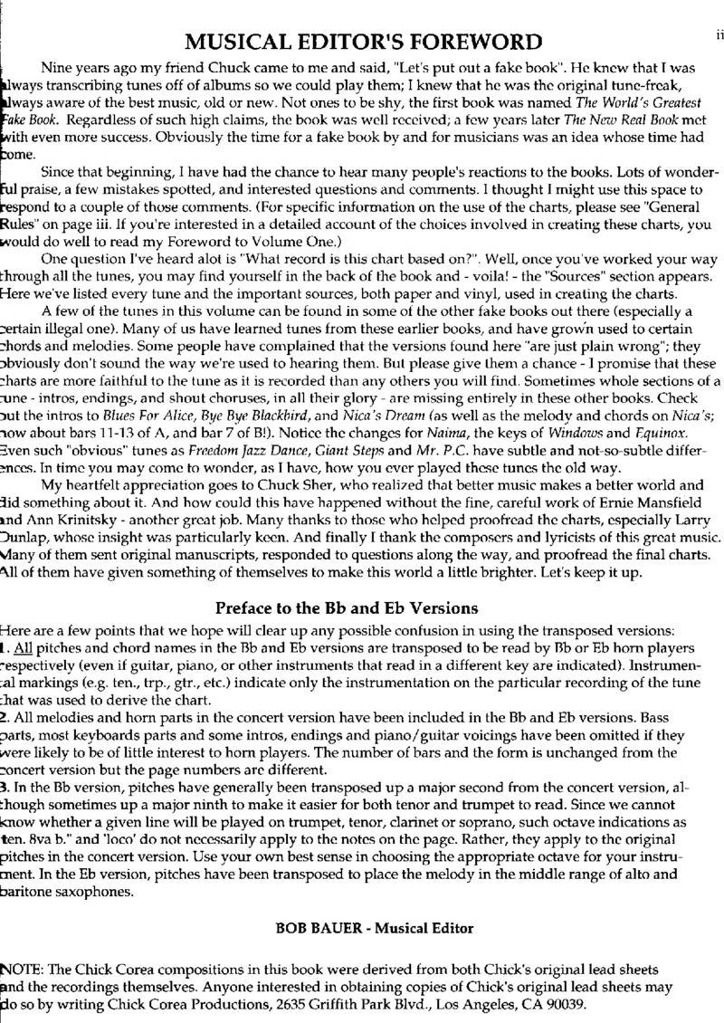 TheNewRealBookVolume-2-Bb_一万首著名钢琴曲谱哈农贝多芬合集视频教学电子版高清无水印可打印_07各风格钢琴谱合集_JazzPiano_原版钢琴教材附音频