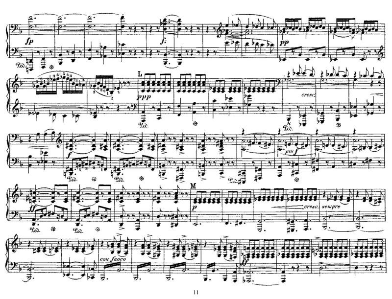 InAutumn(4Hands)_一万首著名钢琴曲谱哈农贝多芬合集视频教学电子版高清无水印可打印_1古典钢琴知名音乐家谱_格里格钢琴谱全集_四手联弹