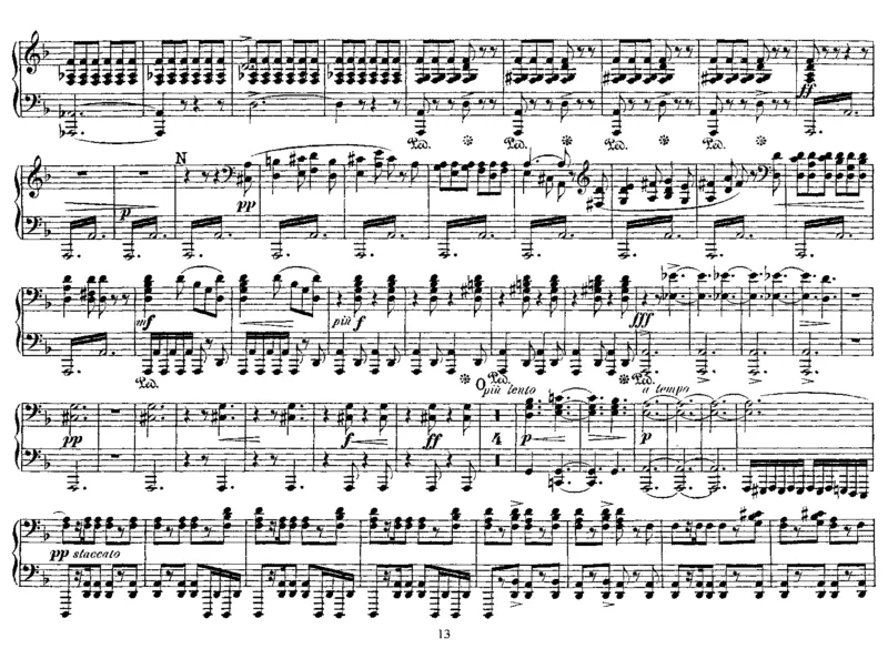 InAutumn(4Hands)_一万首著名钢琴曲谱哈农贝多芬合集视频教学电子版高清无水印可打印_1古典钢琴知名音乐家谱_格里格钢琴谱全集_四手联弹