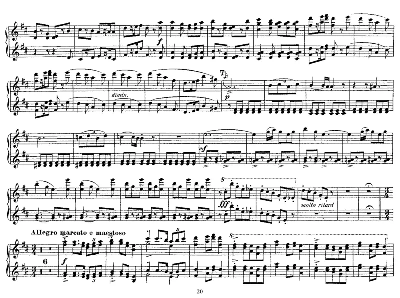 InAutumn(4Hands)_一万首著名钢琴曲谱哈农贝多芬合集视频教学电子版高清无水印可打印_1古典钢琴知名音乐家谱_格里格钢琴谱全集_四手联弹