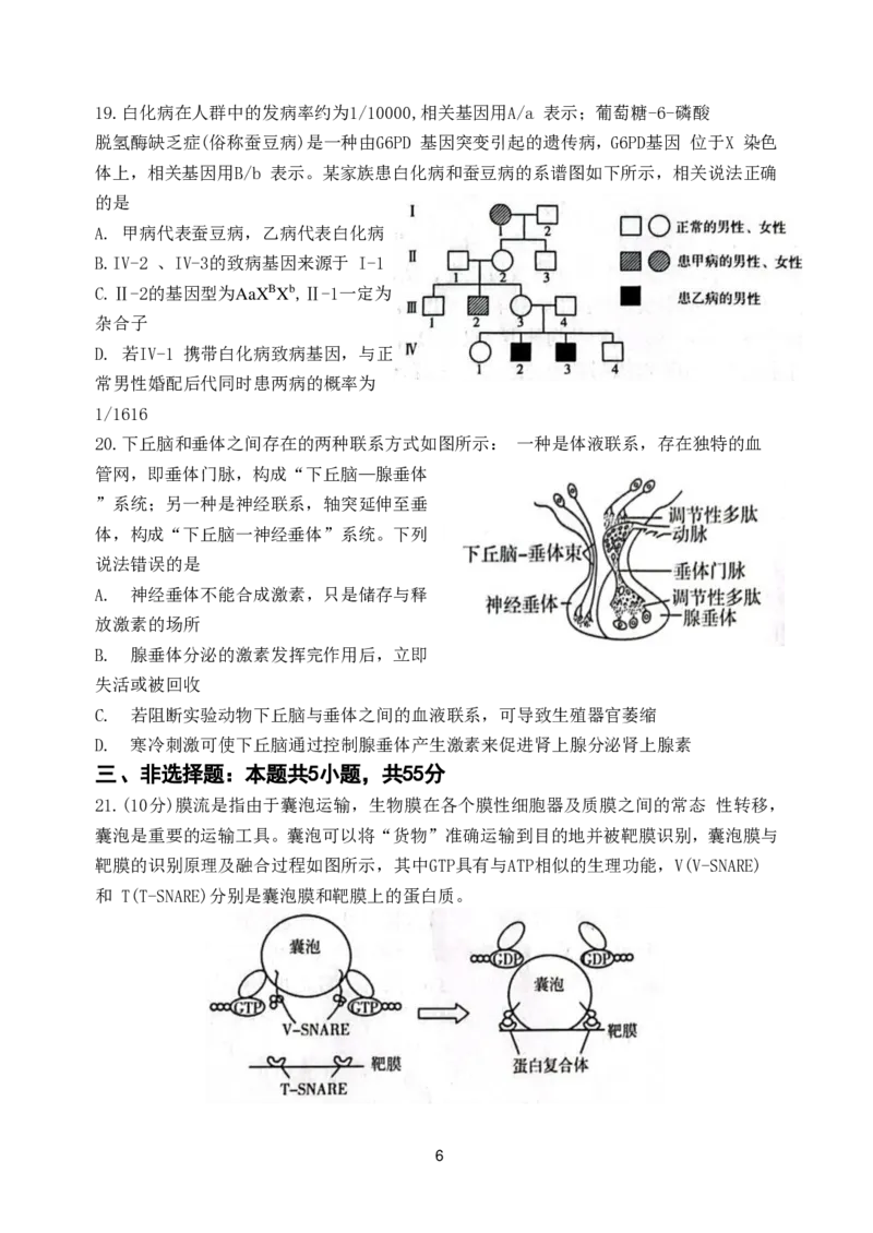 山东省潍坊市2024届高三上学期期中考试生物(1)_2023年11月_01每日更新_23号_2024届山东省潍坊市高三上学期期中考试