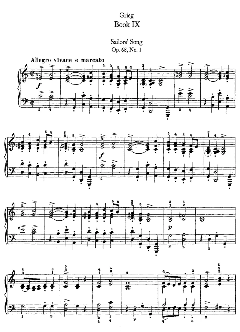 LyricPieces,Op68_一万首著名钢琴曲谱哈农贝多芬合集视频教学电子版高清无水印可打印_1古典钢琴知名音乐家谱_格里格钢琴谱全集_LyricPieces