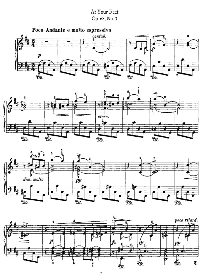 LyricPieces,Op68_一万首著名钢琴曲谱哈农贝多芬合集视频教学电子版高清无水印可打印_1古典钢琴知名音乐家谱_格里格钢琴谱全集_LyricPieces