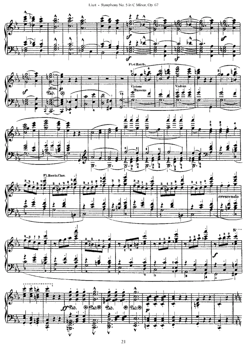 Liszt-Beethoven-Symphony-5_一万首著名钢琴曲谱哈农贝多芬合集视频教学电子版高清无水印可打印_1古典钢琴知名音乐家谱_超高难度钢琴谱