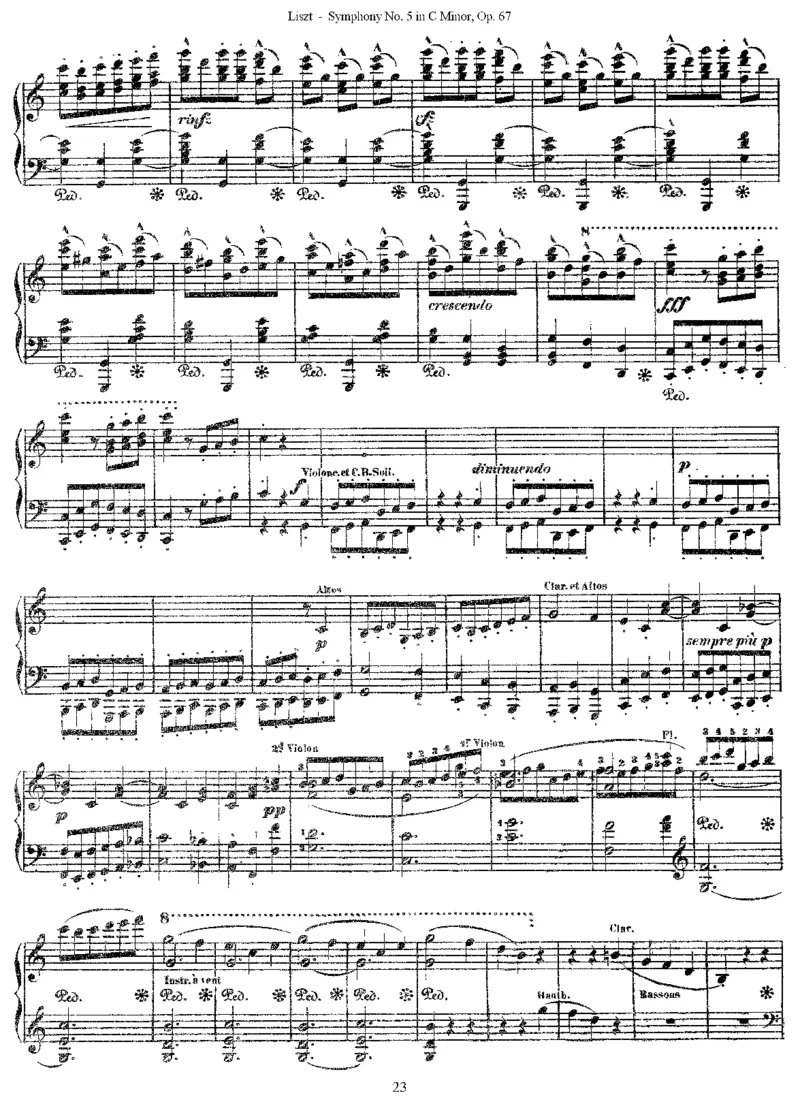 Liszt-Beethoven-Symphony-5_一万首著名钢琴曲谱哈农贝多芬合集视频教学电子版高清无水印可打印_1古典钢琴知名音乐家谱_超高难度钢琴谱