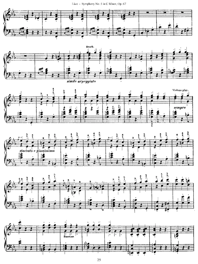 Liszt-Beethoven-Symphony-5_一万首著名钢琴曲谱哈农贝多芬合集视频教学电子版高清无水印可打印_1古典钢琴知名音乐家谱_超高难度钢琴谱