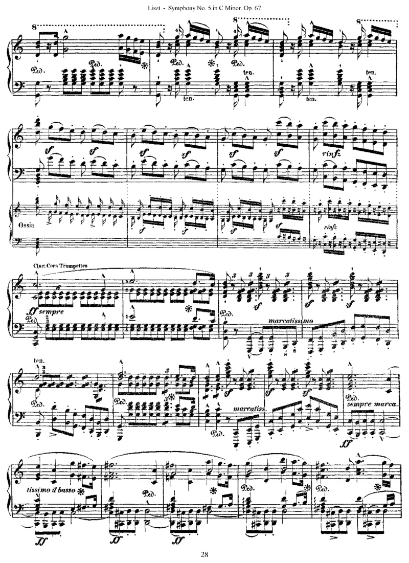 Liszt-Beethoven-Symphony-5_一万首著名钢琴曲谱哈农贝多芬合集视频教学电子版高清无水印可打印_1古典钢琴知名音乐家谱_超高难度钢琴谱