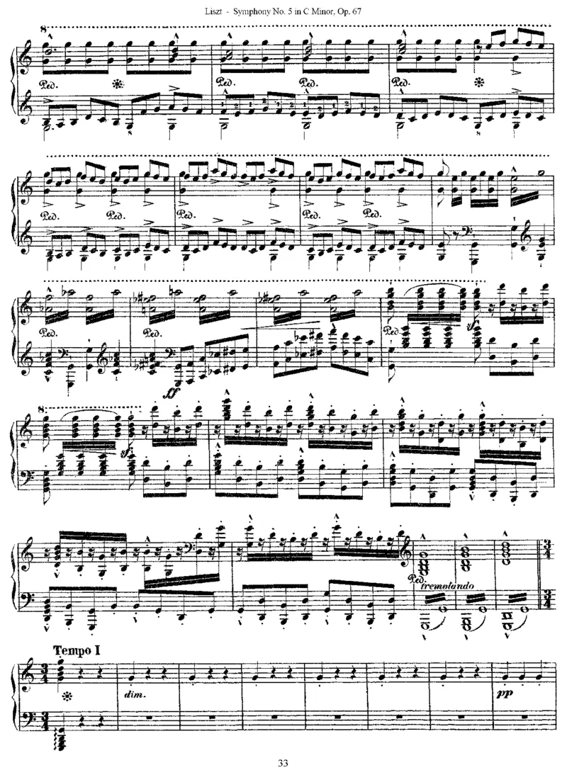 Liszt-Beethoven-Symphony-5_一万首著名钢琴曲谱哈农贝多芬合集视频教学电子版高清无水印可打印_1古典钢琴知名音乐家谱_超高难度钢琴谱