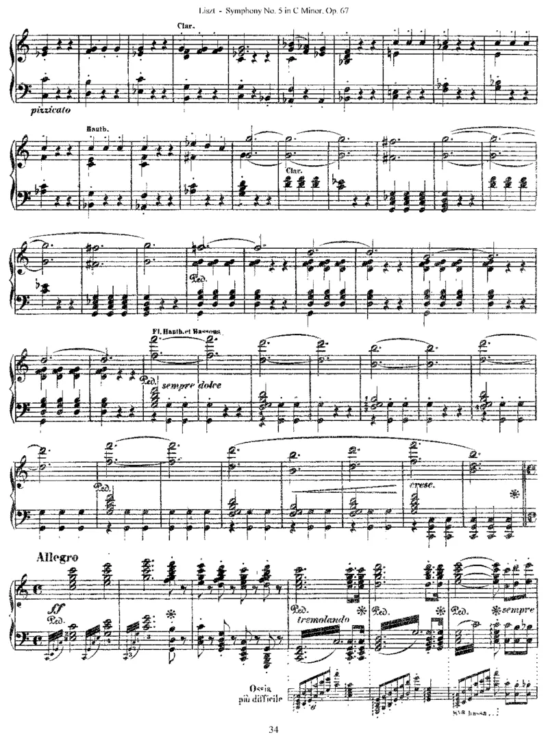 Liszt-Beethoven-Symphony-5_一万首著名钢琴曲谱哈农贝多芬合集视频教学电子版高清无水印可打印_1古典钢琴知名音乐家谱_超高难度钢琴谱