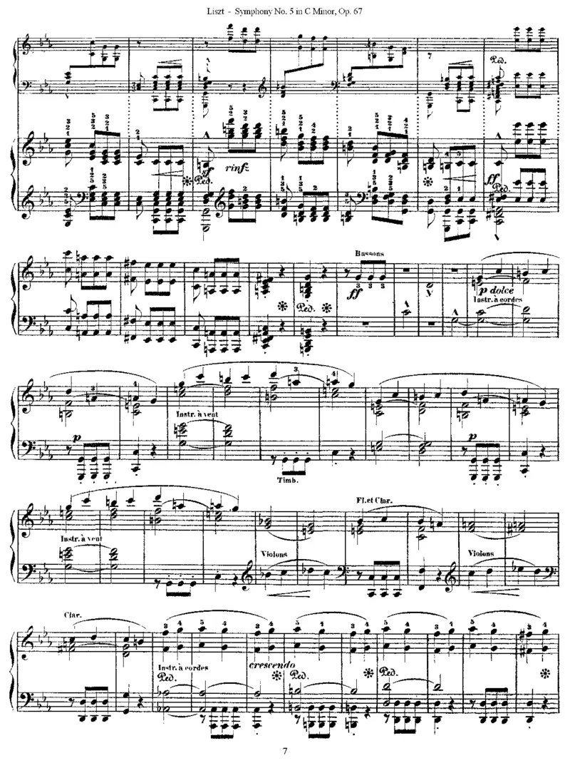 Liszt-Beethoven-Symphony-5_一万首著名钢琴曲谱哈农贝多芬合集视频教学电子版高清无水印可打印_1古典钢琴知名音乐家谱_超高难度钢琴谱