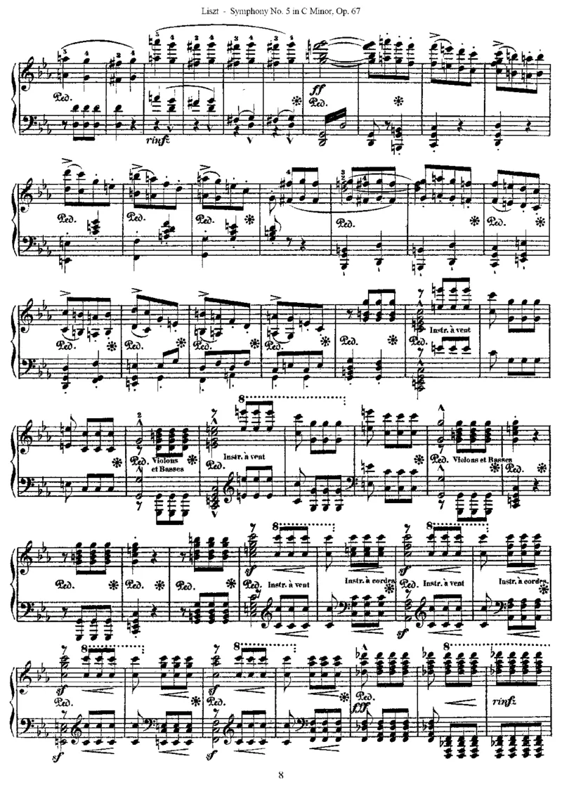 Liszt-Beethoven-Symphony-5_一万首著名钢琴曲谱哈农贝多芬合集视频教学电子版高清无水印可打印_1古典钢琴知名音乐家谱_超高难度钢琴谱