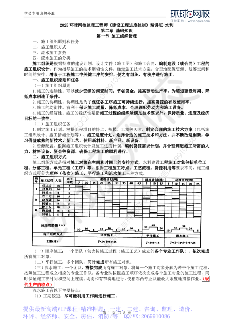 WM_37.新进度：第二章第一至第三节施工组织设计_监理工程师_2025监理工程师_2025年监理工程师-各大机构_2025年监理-水利目标_01.精讲班-吕.桂军_讲义