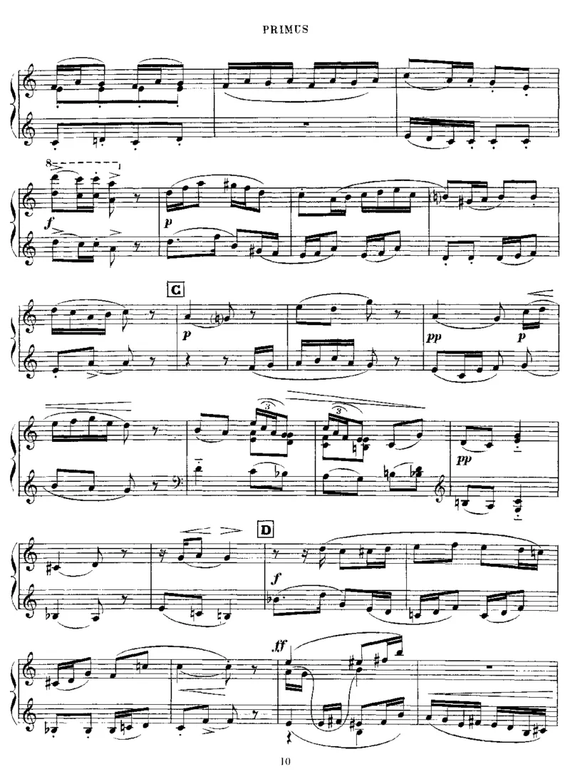 EnHabitdeCheval(4Hands)_一万首著名钢琴曲谱哈农贝多芬合集视频教学电子版高清无水印可打印_1古典钢琴知名音乐家谱_萨蒂钢琴谱全集_四手连弹