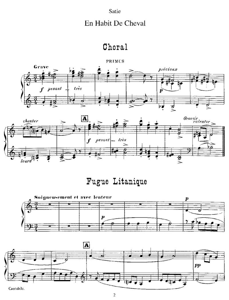 EnHabitdeCheval(4Hands)_一万首著名钢琴曲谱哈农贝多芬合集视频教学电子版高清无水印可打印_1古典钢琴知名音乐家谱_萨蒂钢琴谱全集_四手连弹