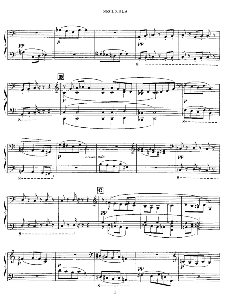 EnHabitdeCheval(4Hands)_一万首著名钢琴曲谱哈农贝多芬合集视频教学电子版高清无水印可打印_1古典钢琴知名音乐家谱_萨蒂钢琴谱全集_四手连弹