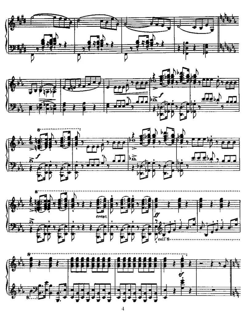 GoetheFestivalMarch_一万首著名钢琴曲谱哈农贝多芬合集视频教学电子版高清无水印可打印_1古典钢琴知名音乐家谱_李斯特钢琴谱全集_其他作品