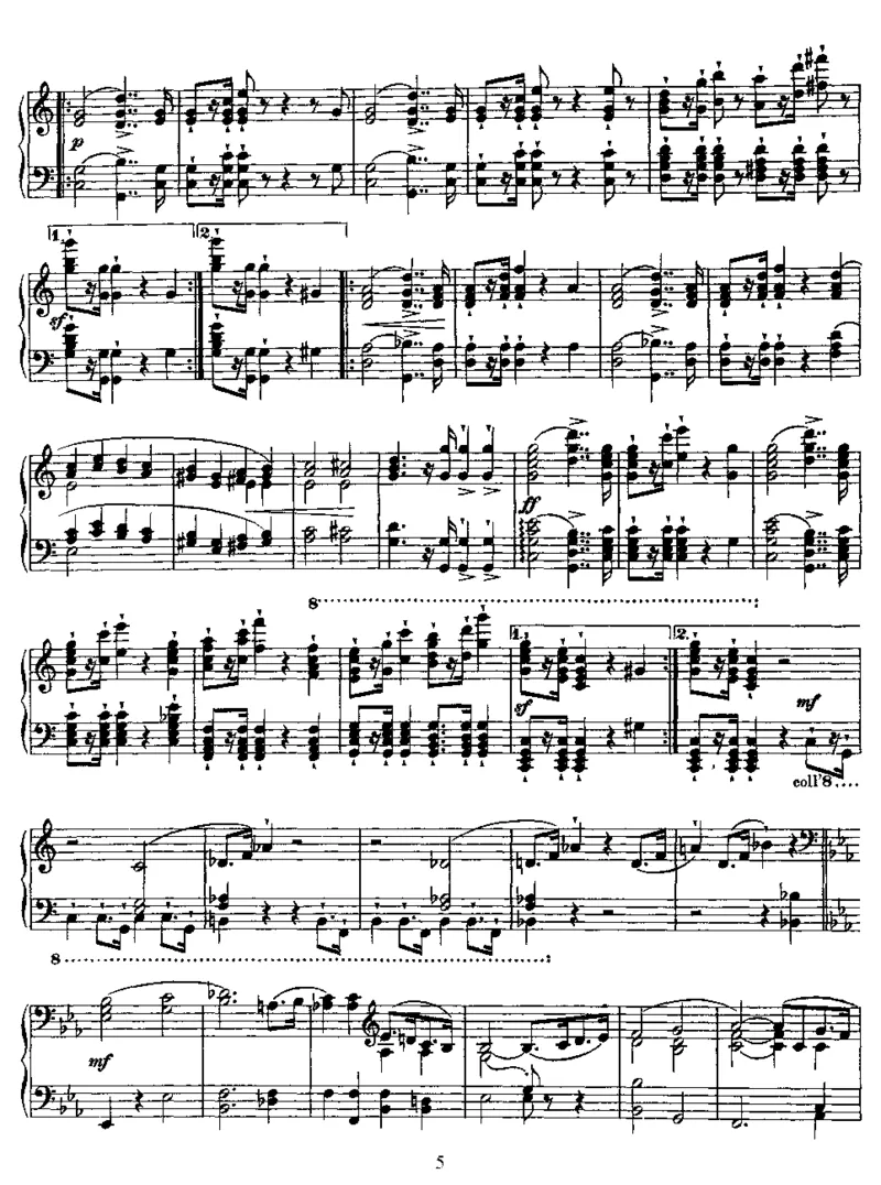 GoetheFestivalMarch_一万首著名钢琴曲谱哈农贝多芬合集视频教学电子版高清无水印可打印_1古典钢琴知名音乐家谱_李斯特钢琴谱全集_其他作品