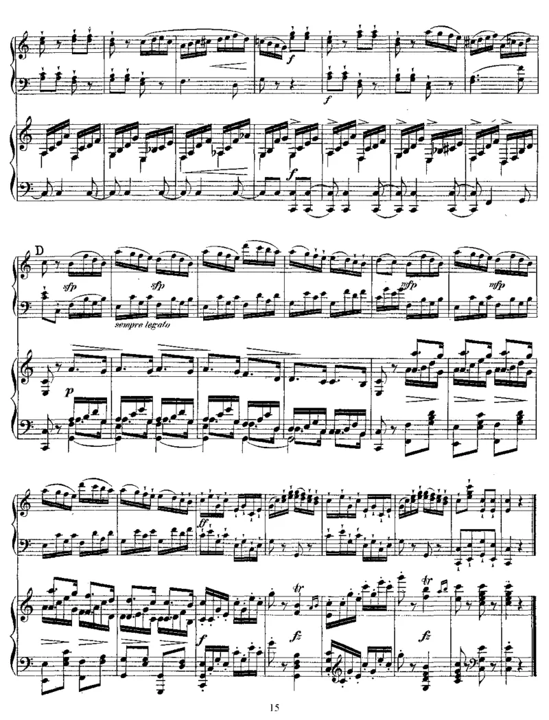 SonatainC,K545(Mozart)_一万首著名钢琴曲谱哈农贝多芬合集视频教学电子版高清无水印可打印_1古典钢琴知名音乐家谱_格里格钢琴谱全集_双钢琴