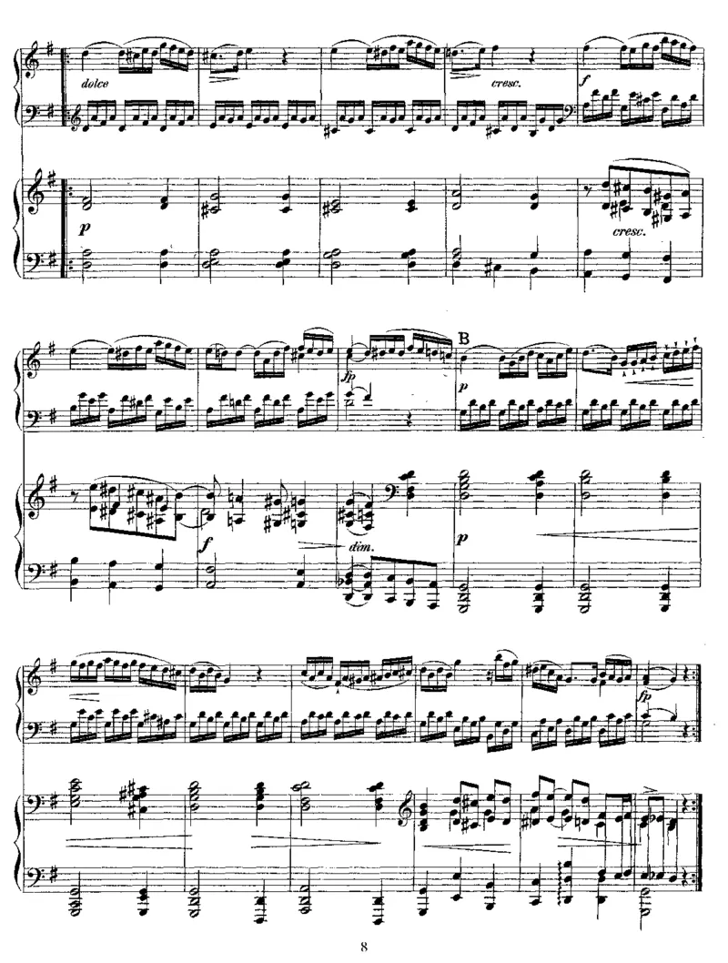 SonatainC,K545(Mozart)_一万首著名钢琴曲谱哈农贝多芬合集视频教学电子版高清无水印可打印_1古典钢琴知名音乐家谱_格里格钢琴谱全集_双钢琴