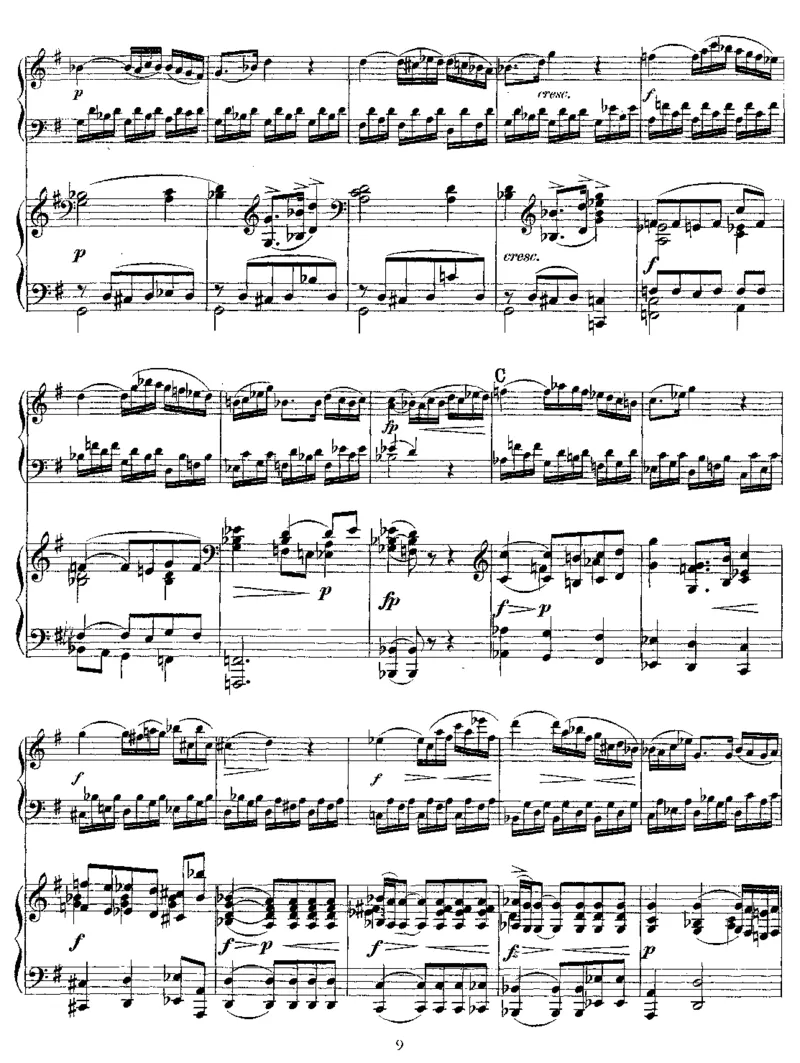 SonatainC,K545(Mozart)_一万首著名钢琴曲谱哈农贝多芬合集视频教学电子版高清无水印可打印_1古典钢琴知名音乐家谱_格里格钢琴谱全集_双钢琴