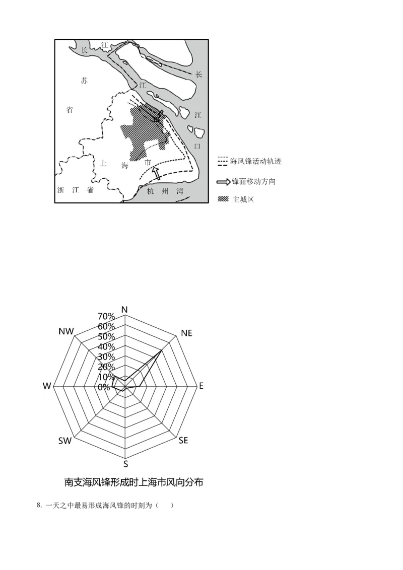 山东省临沂市2024-2025学年高二上学期期中地理试题Word版无答案_2024-2025高二（7-7月题库）_2024年12月试卷_1214山东省临沂市2024-2025学年高二上学期期中考试