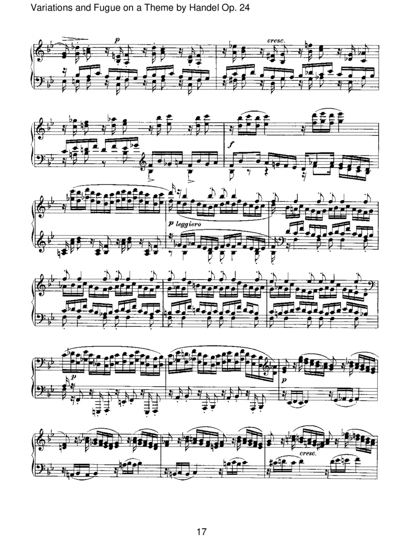 VariationsandFugueonaThemebyHandelOp.24_一万首著名钢琴曲谱哈农贝多芬合集视频教学电子版高清无水印可打印_1古典钢琴知名音乐家谱_勃拉姆斯钢琴谱全集_II.Variations