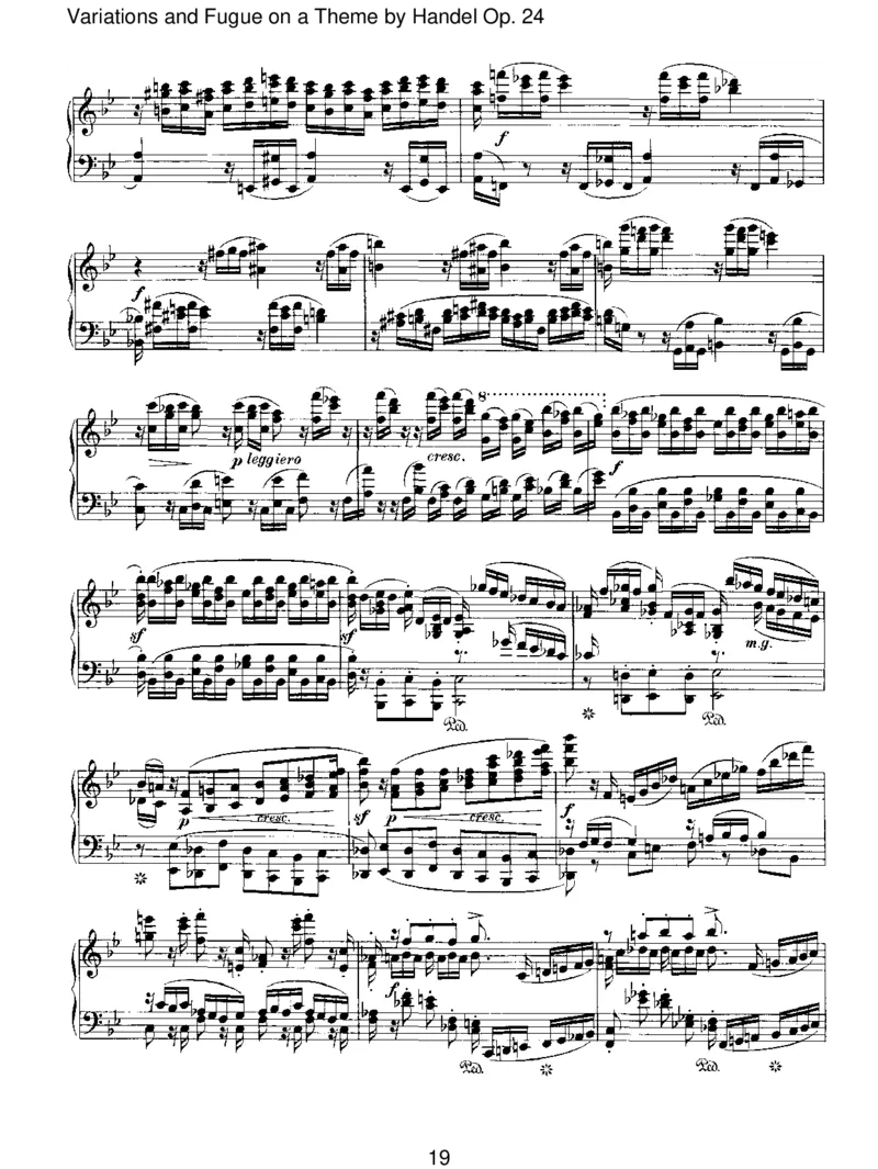 VariationsandFugueonaThemebyHandelOp.24_一万首著名钢琴曲谱哈农贝多芬合集视频教学电子版高清无水印可打印_1古典钢琴知名音乐家谱_勃拉姆斯钢琴谱全集_II.Variations