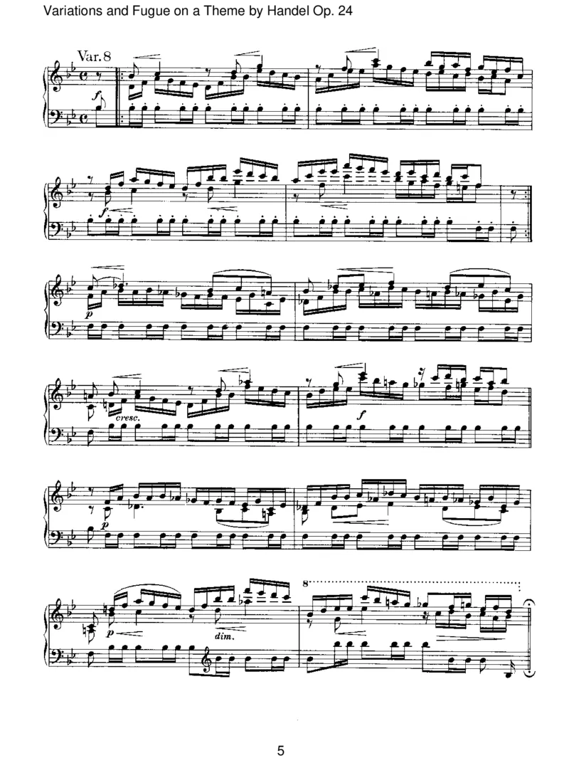 VariationsandFugueonaThemebyHandelOp.24_一万首著名钢琴曲谱哈农贝多芬合集视频教学电子版高清无水印可打印_1古典钢琴知名音乐家谱_勃拉姆斯钢琴谱全集_II.Variations