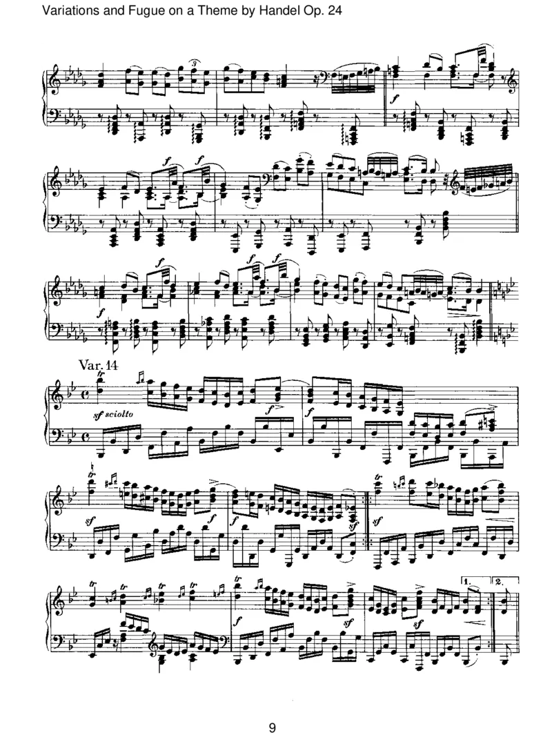 VariationsandFugueonaThemebyHandelOp.24_一万首著名钢琴曲谱哈农贝多芬合集视频教学电子版高清无水印可打印_1古典钢琴知名音乐家谱_勃拉姆斯钢琴谱全集_II.Variations