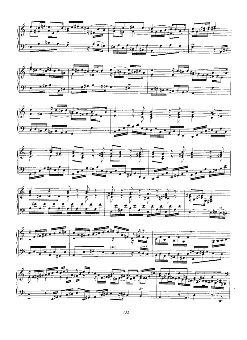 Fugueina,BWV959_一万首著名钢琴曲谱哈农贝多芬合集视频教学电子版高清无水印可打印_1古典钢琴知名音乐家谱_巴赫钢琴谱全集_Preludes，Fantasias，Fugues