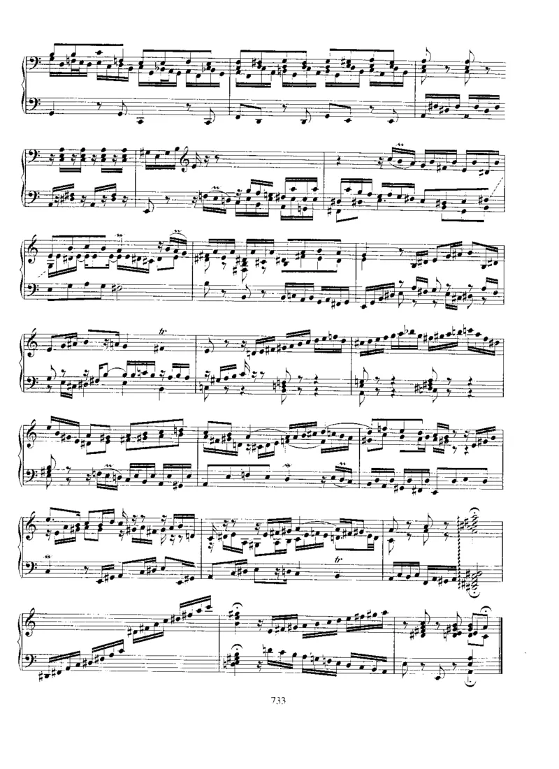 Fugueina,BWV959_一万首著名钢琴曲谱哈农贝多芬合集视频教学电子版高清无水印可打印_1古典钢琴知名音乐家谱_巴赫钢琴谱全集_Preludes，Fantasias，Fugues