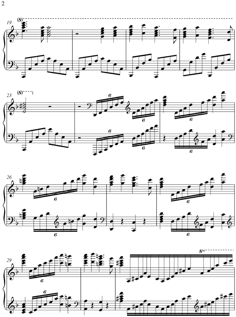 exodus出埃及记_一万首著名钢琴曲谱哈农贝多芬合集视频教学电子版高清无水印可打印_02现代钢琴谱合集_马克西姆钢琴谱全集