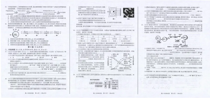 桂林2024年春季期末高二生物试卷_2024-2025高二（7-7月题库）_2024年07月试卷_0711广西桂林市2023-2024学年高二下学期期末质量检测