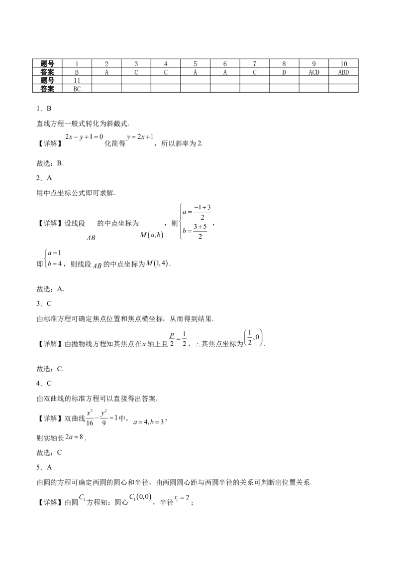 江苏省淮安市高中校协作体2025-2026学年高二上学期期中联考试题数学Word版含解析_2024-2025高二（7-7月题库）_2026年1月高二