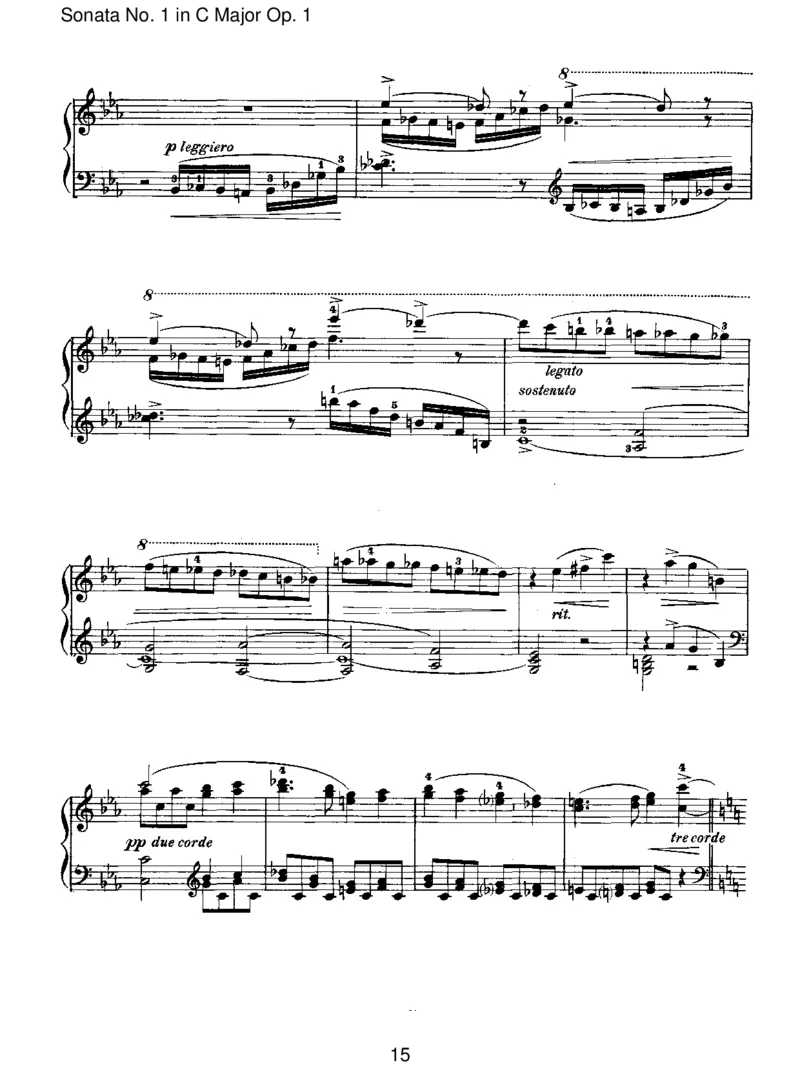 SonataNo.1inCMajorOp.1_一万首著名钢琴曲谱哈农贝多芬合集视频教学电子版高清无水印可打印_1古典钢琴知名音乐家谱_勃拉姆斯钢琴谱全集_I.Sonatas