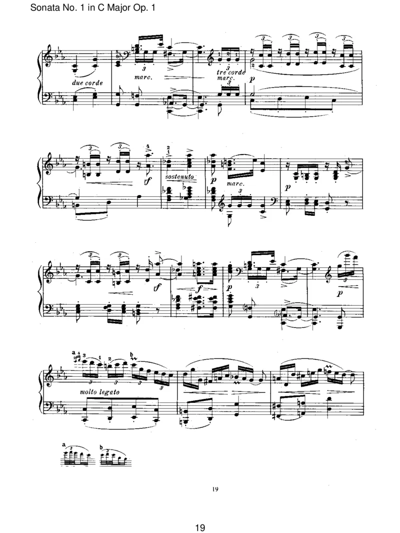 SonataNo.1inCMajorOp.1_一万首著名钢琴曲谱哈农贝多芬合集视频教学电子版高清无水印可打印_1古典钢琴知名音乐家谱_勃拉姆斯钢琴谱全集_I.Sonatas