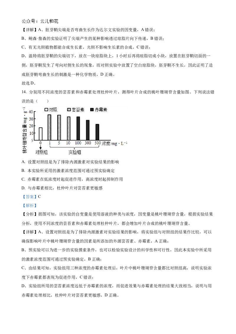 山东省聊城市2024-2025学年高二上学期11月期中生物试题Word版含解析_2024-2025高二（7-7月题库）_2024年12月试卷_1202山东省聊城市2024-2025学年高二上学期11月期中考试